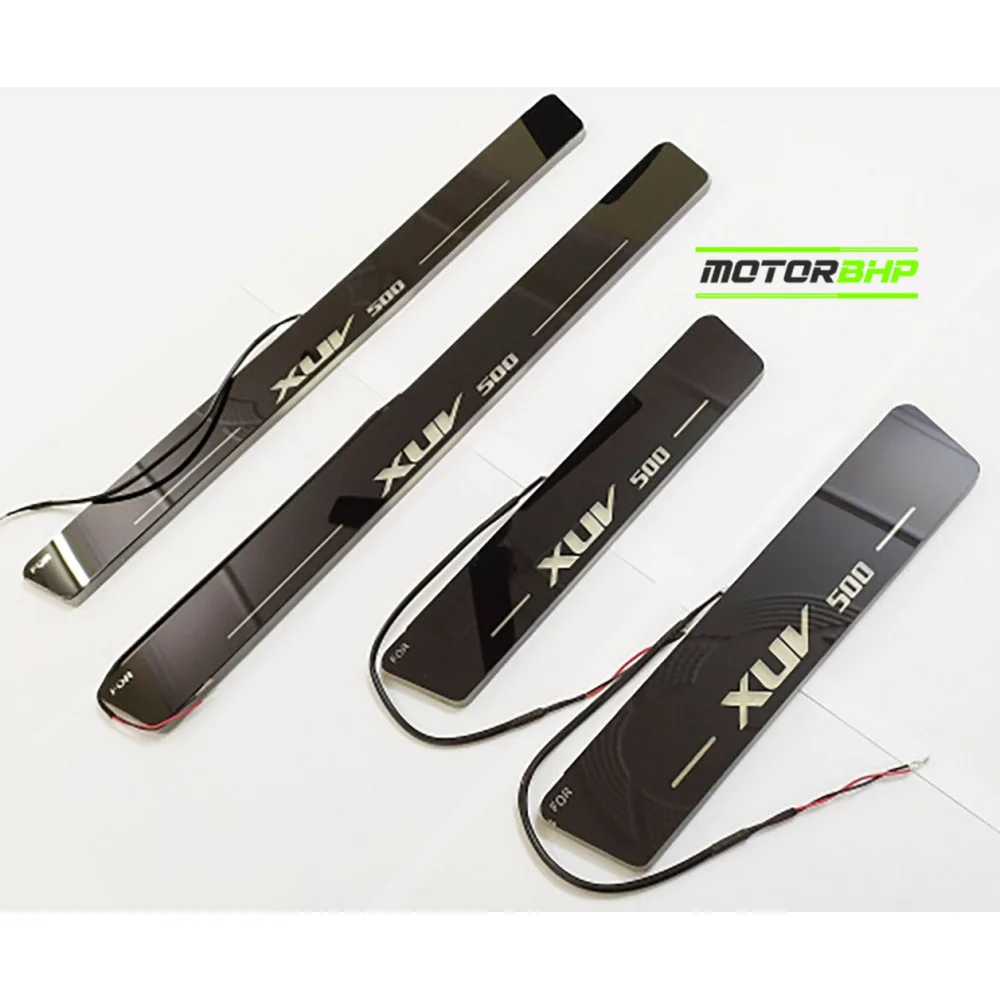 Buy Mahindra XUV 500 LED Door Foot Step Black GlossyCar Accessories